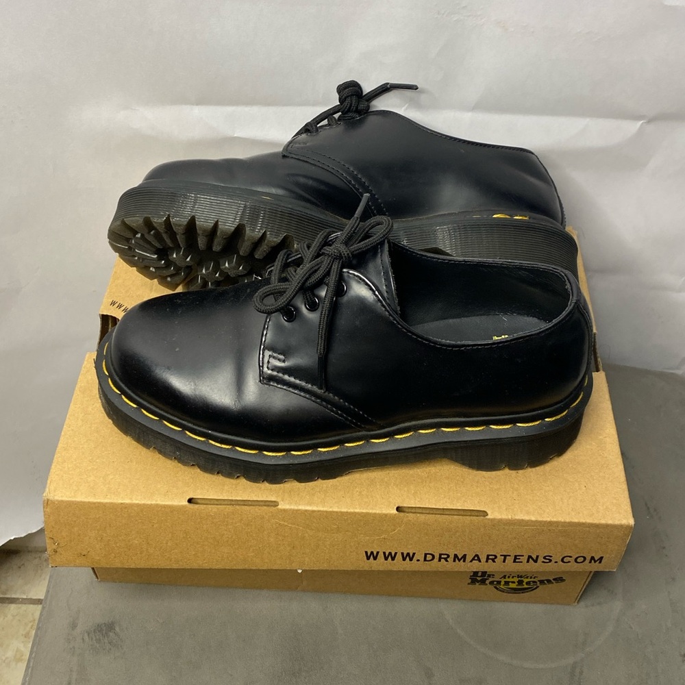 Dr. Martens Black Leather Oxfords